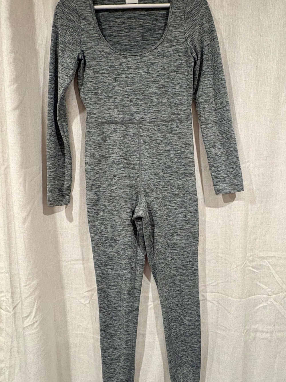 Wilfred Grey Long-Sleeve Jumpsuit